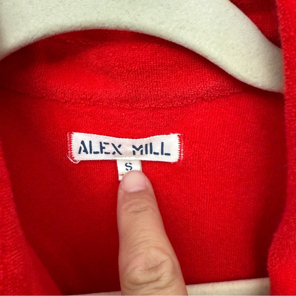 ALEX MILL 
Benny Cotton-Blend Terry Shirt size S - Picture 4 of 6